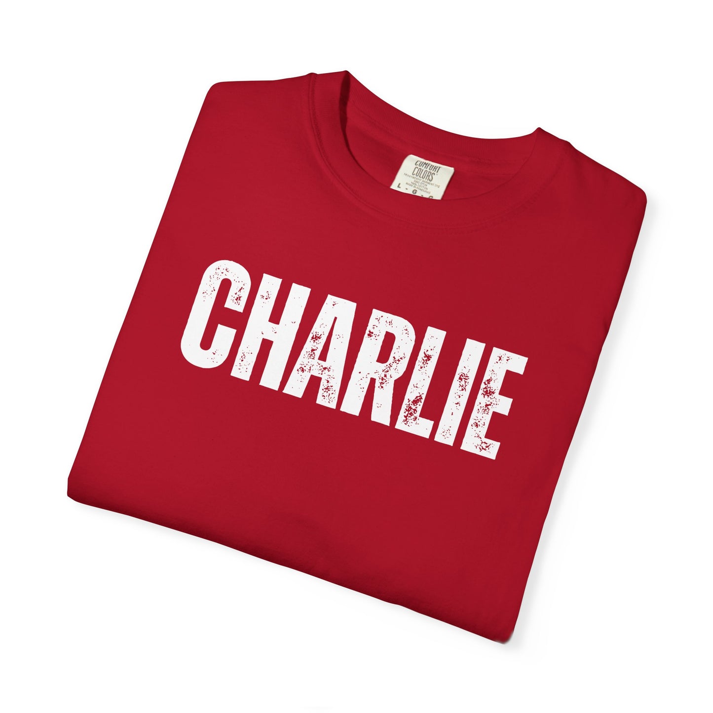 Comfort Colors Red | Charlie Tshirt | American Pride | Charlie Kirk | October 14