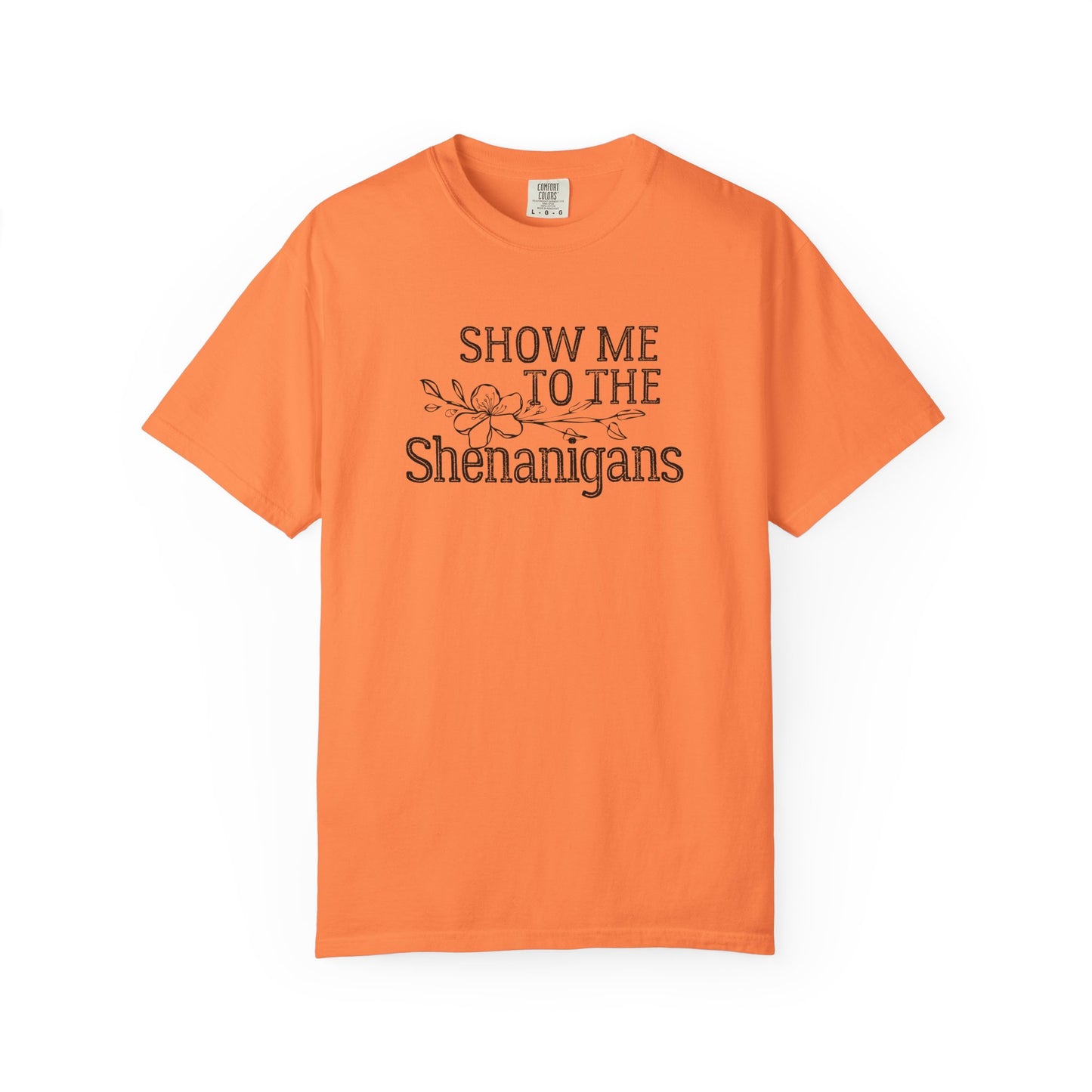 Boho Festival Tee – “Show Me to the Shenanigans” Graphic Shirt