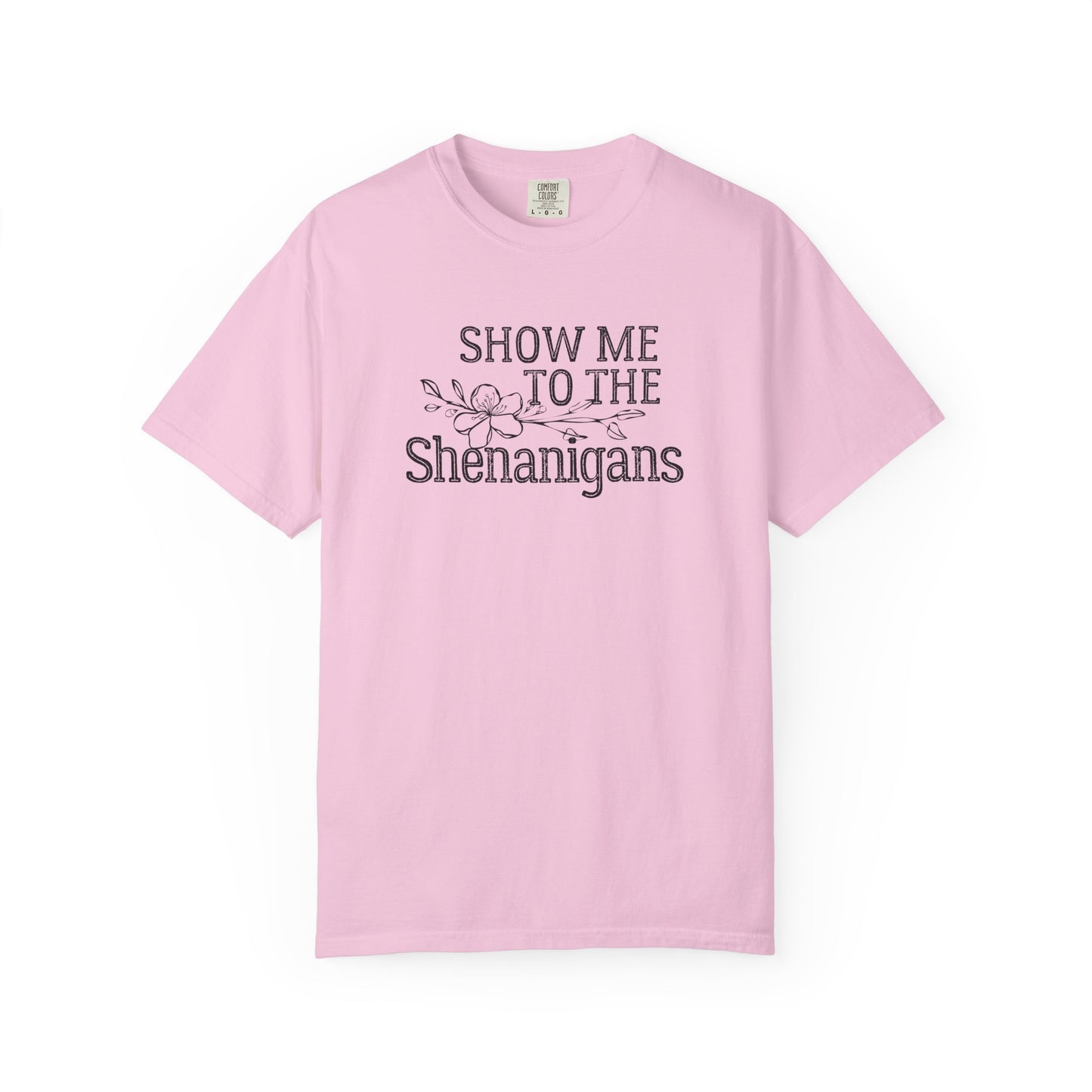 Boho Festival Tee – “Show Me to the Shenanigans” Graphic Shirt