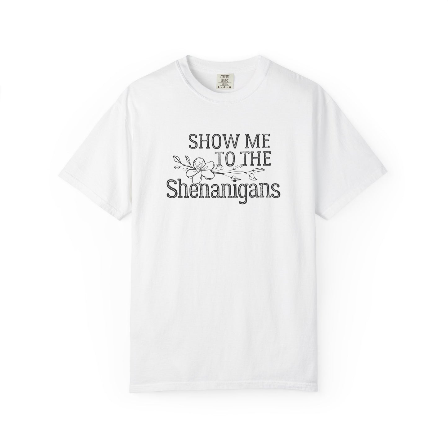 Boho Festival Tee – “Show Me to the Shenanigans” Graphic Shirt