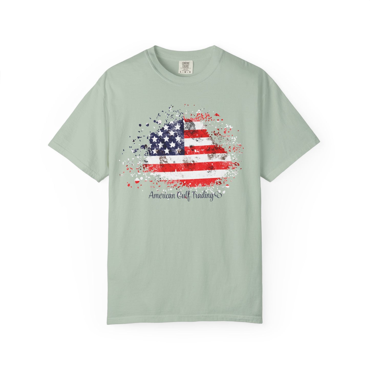 American Flag Tee | Vintage Style Graphic T-Shirt | Summer | Patriotic | Casual Beach Vibes