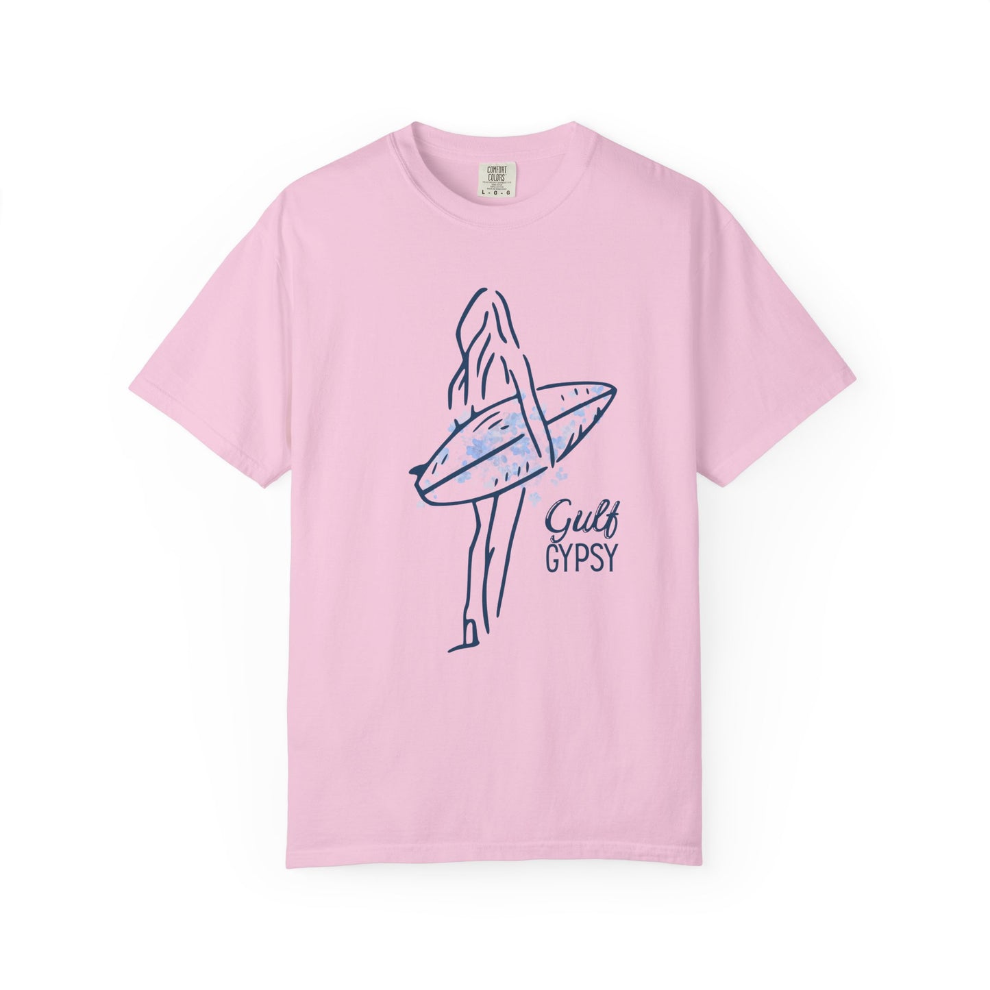 Comfort Colors “Gulf Gypsy” Tee – Surfer Girl Graphic Shirt
