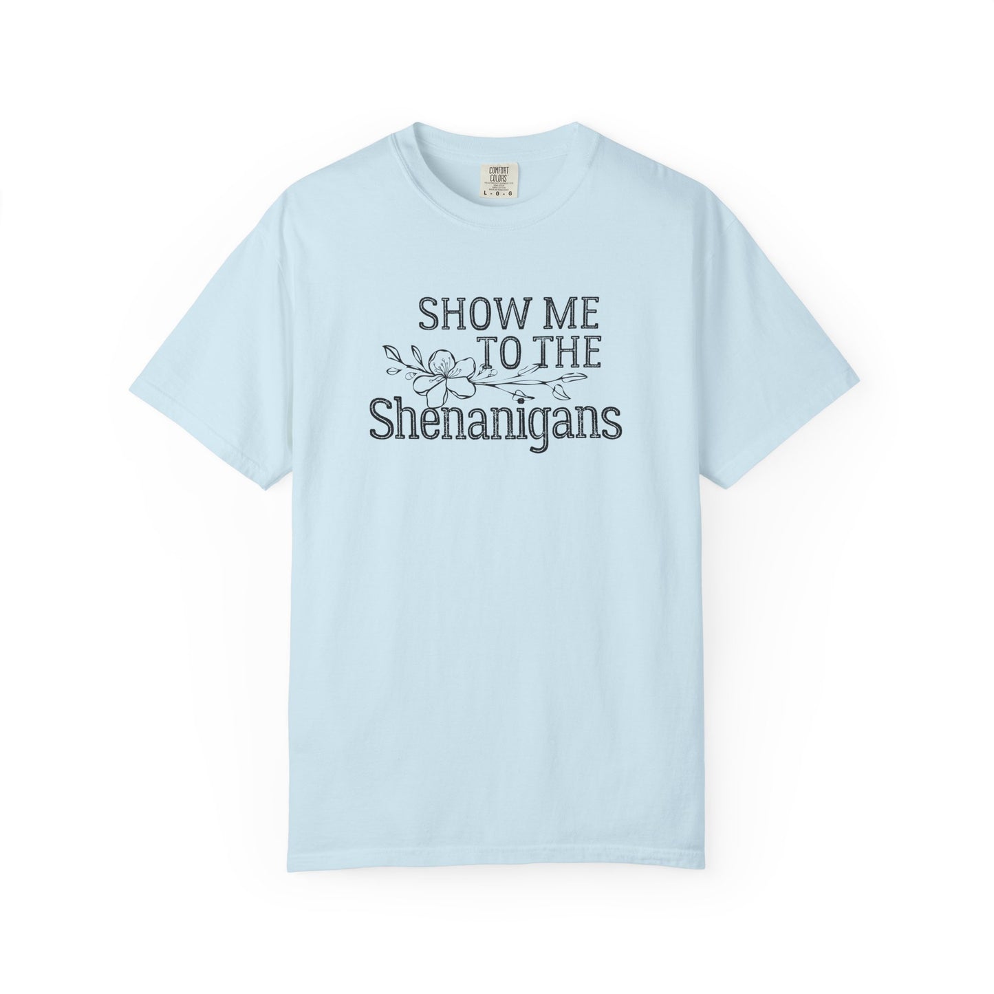 Boho Festival Tee – “Show Me to the Shenanigans” Graphic Shirt