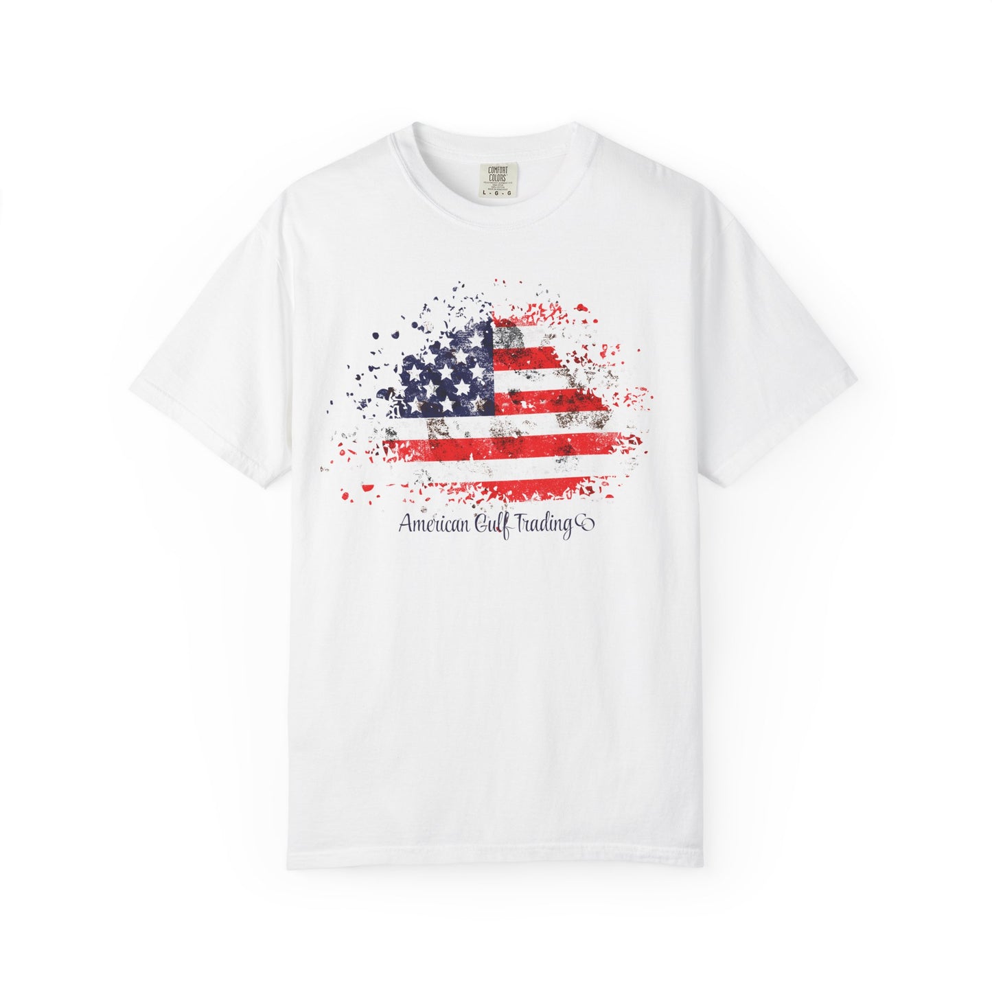 American Flag Tee | Vintage Style Graphic T-Shirt | Summer | Patriotic | Casual Beach Vibes