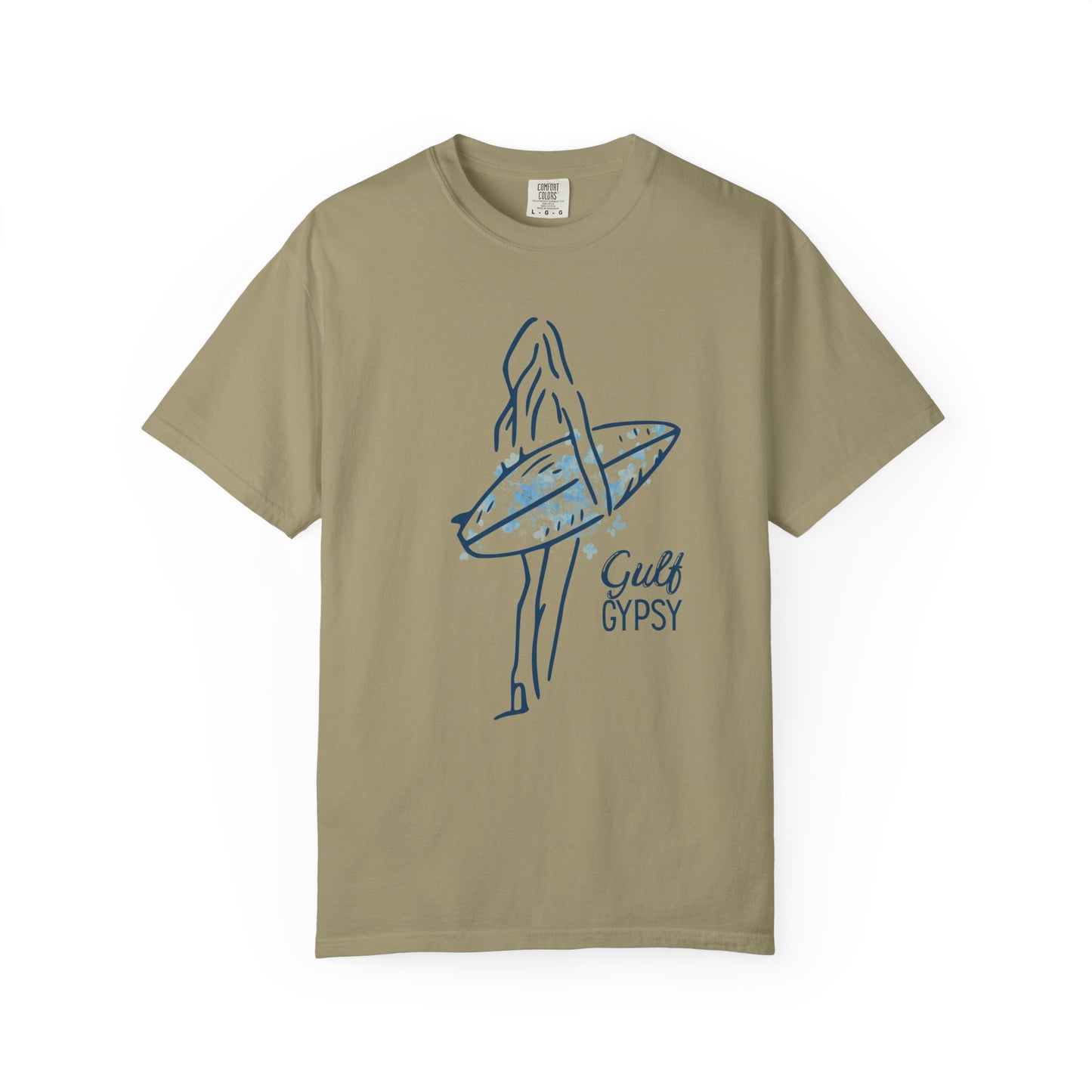 Comfort Colors “Gulf Gypsy” Tee – Surfer Girl Graphic Shirt