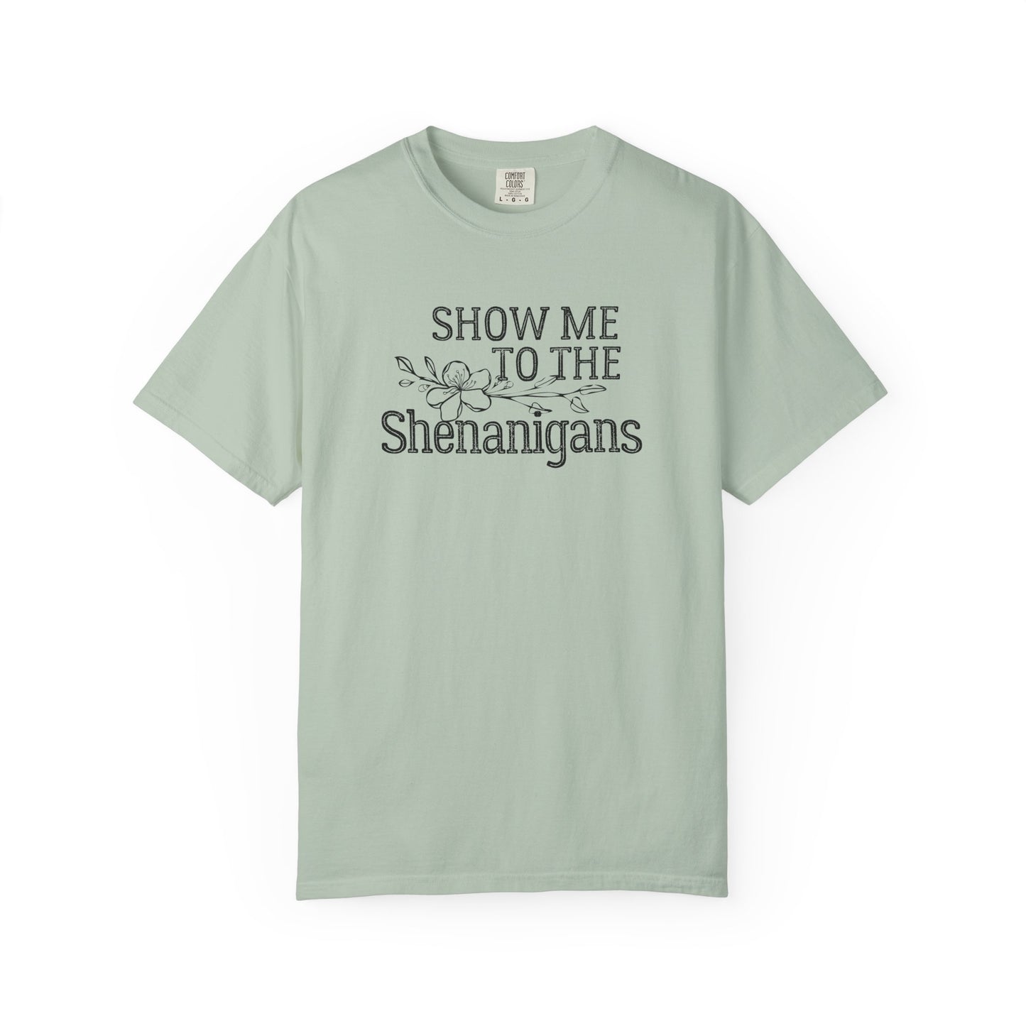 Boho Festival Tee – “Show Me to the Shenanigans” Graphic Shirt