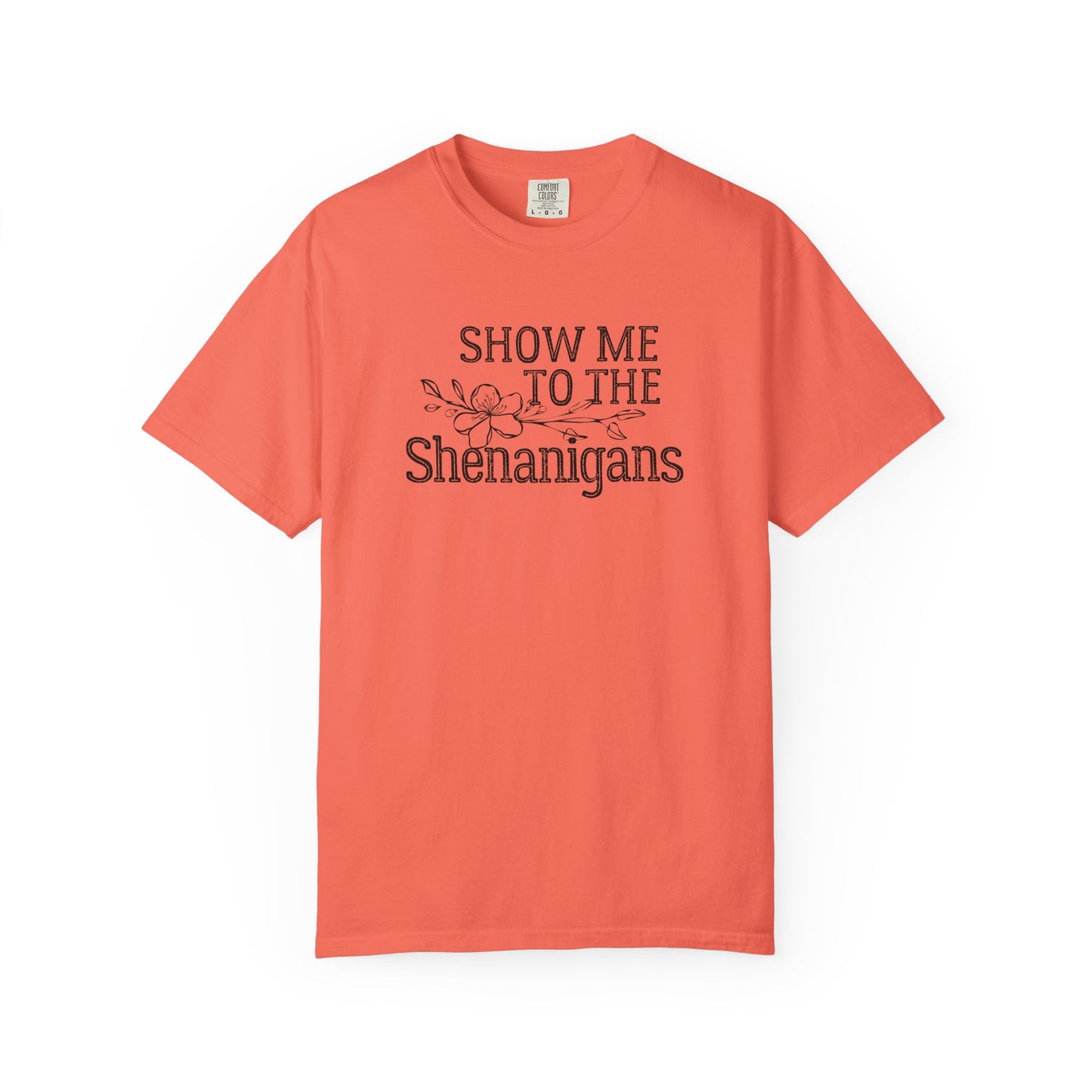Boho Festival Tee – “Show Me to the Shenanigans” Graphic Shirt