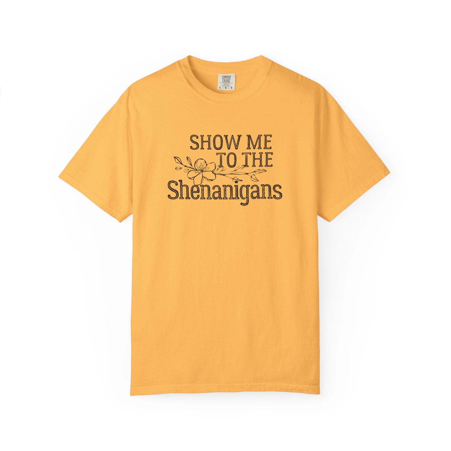Boho Festival Tee – “Show Me to the Shenanigans” Graphic Shirt