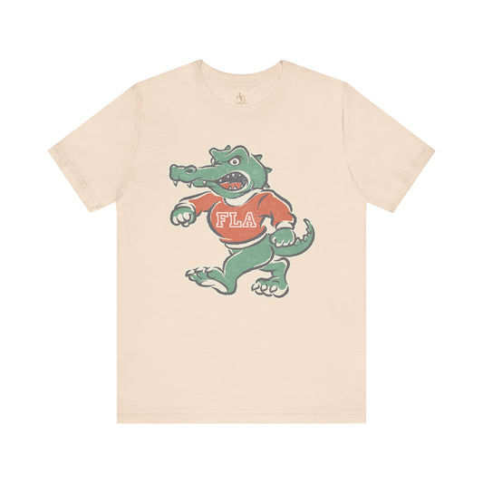 Gator Game Day Tshirt | Vintage Florida Gator | Mascot Tee | Football | Tailgate Party
