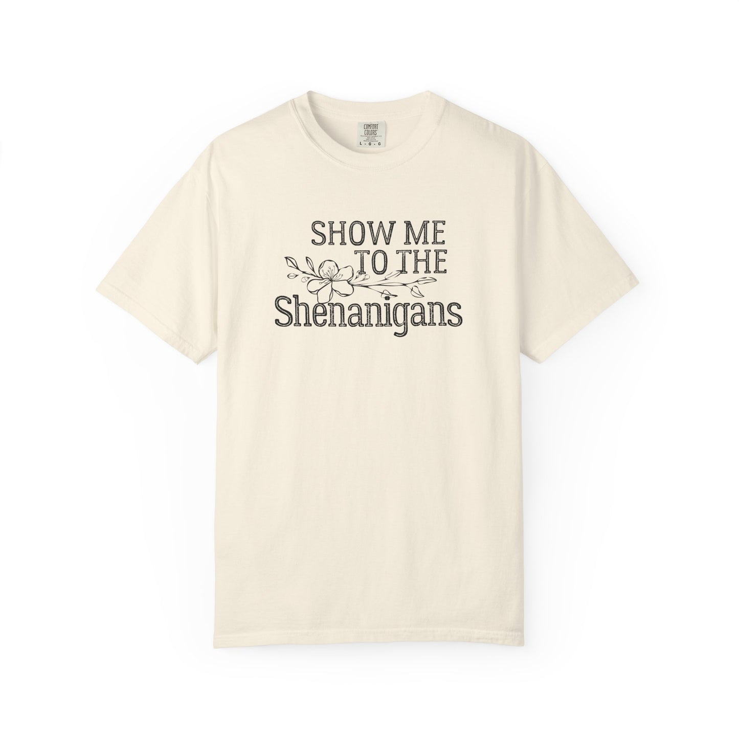 Boho Festival Tee – “Show Me to the Shenanigans” Graphic Shirt