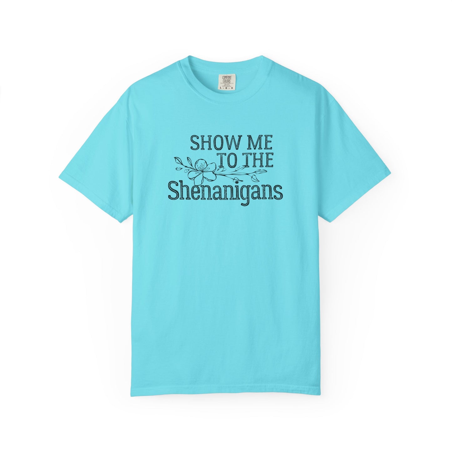 Boho Festival Tee – “Show Me to the Shenanigans” Graphic Shirt