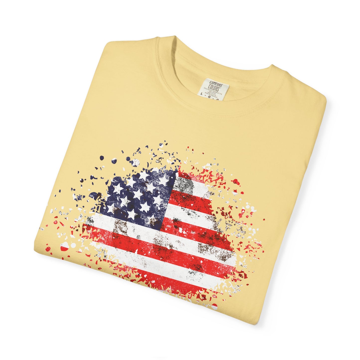 American Flag Tee | Vintage Style Graphic T-Shirt | Summer | Patriotic | Casual Beach Vibes