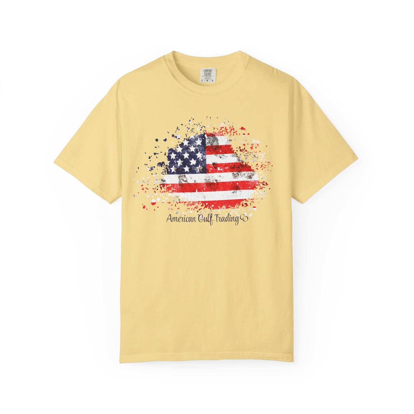American Flag Tee | Vintage Style Graphic T-Shirt | Summer | Patriotic | Casual Beach Vibes