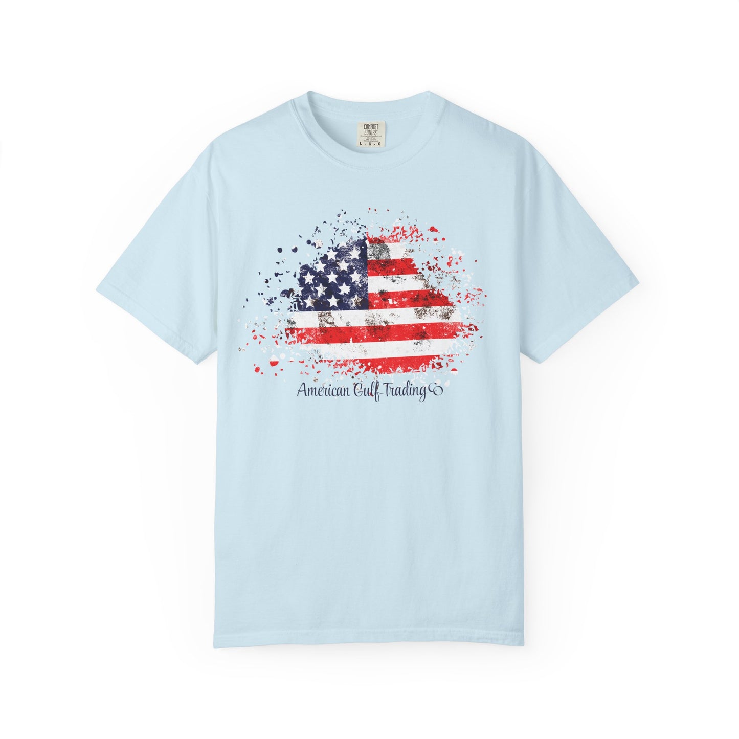 American Flag Tee | Vintage Style Graphic T-Shirt | Summer | Patriotic | Casual Beach Vibes