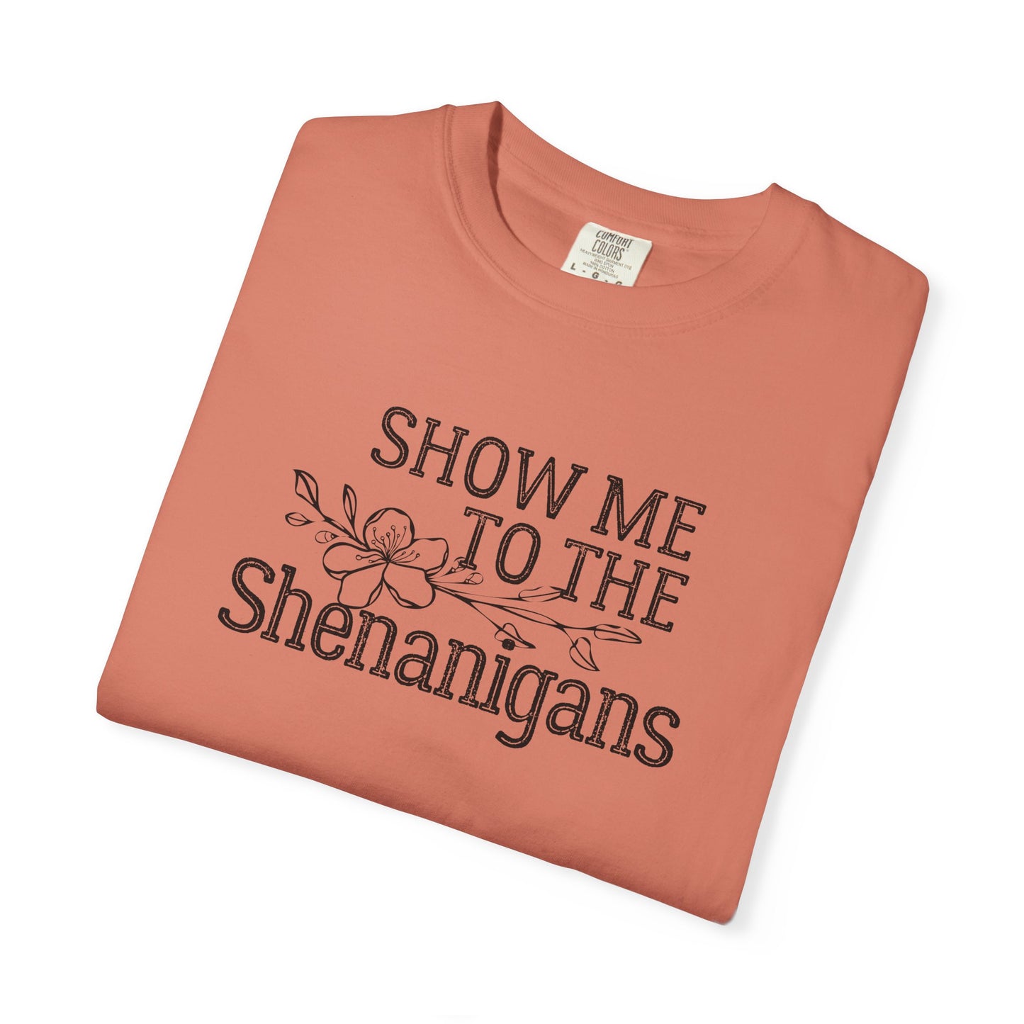Boho Festival Tee – “Show Me to the Shenanigans” Graphic Shirt