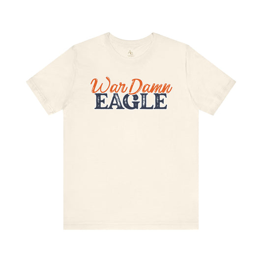WDE Game Day Tshirt | Vintage Auburn Tigers | War Damn Eagle | Football | Tailgate Party